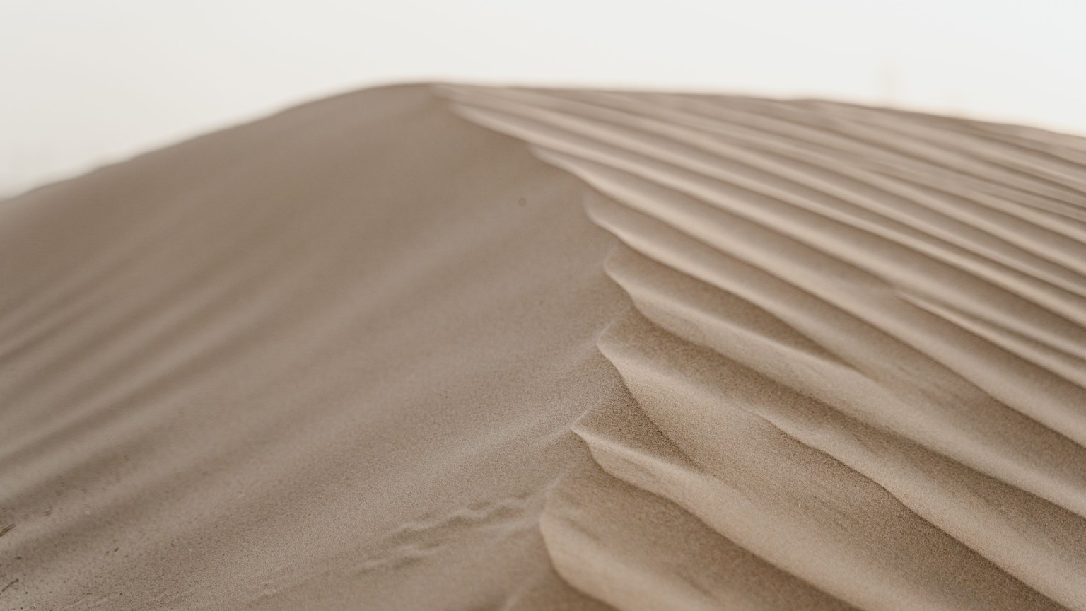A beautiful close-up of sand dunes in a desert landscape, showcasing natural patterns.