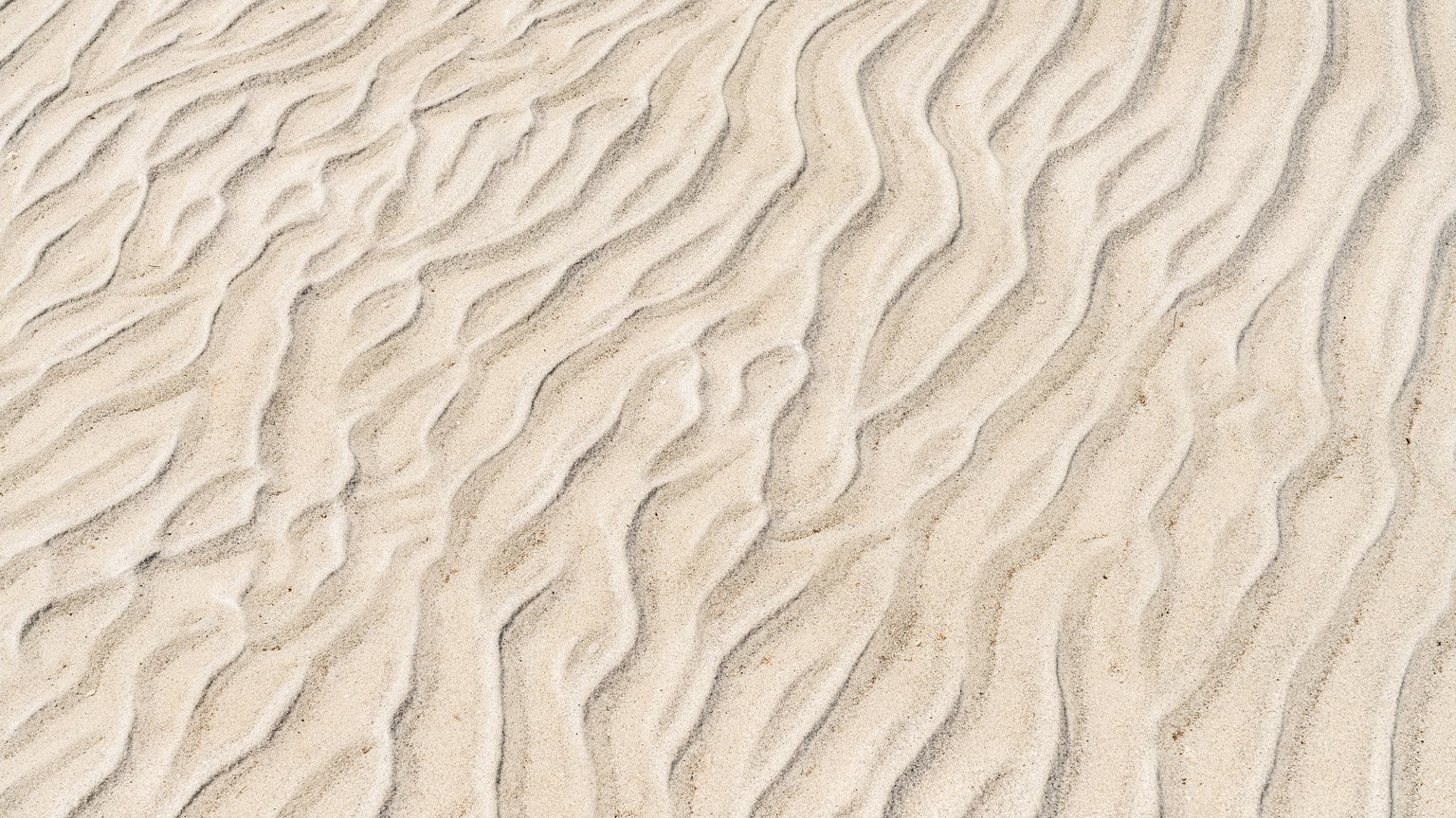 High-resolution image of ripple patterns in arid desert sand showing texture and natural patterns.